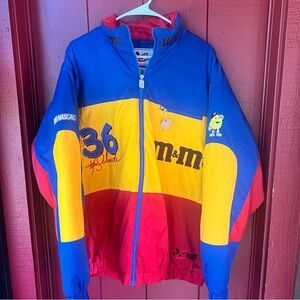 M&M Vintage LIKE NEW! NWOT!Ken Schrader #36 Racing Jacket Mens Size L